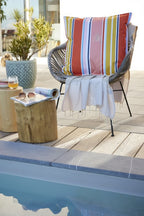 Bianca - Housse De Coussin - Polyester Imprimé + Enduction - Soleil