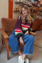 Pull Spirit Bordeaux
