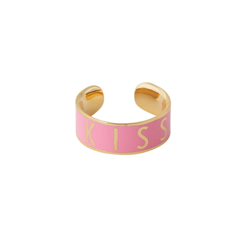 Bague - Big Word Candy - Plusieurs Mots Disponibles - 8mm - 4 Coloris