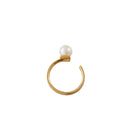 Bague - Pearl Drop - Plaqué Or