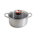 Marmite 24Cm Triplex 'Blacksteel' - Argenté