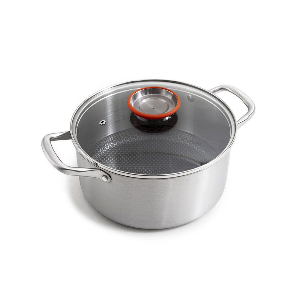 BlackSteel - Stockpot - Triplex Stainless Steel - Silver