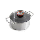 Marmite 24Cm Triplex 'Blacksteel' - Argenté