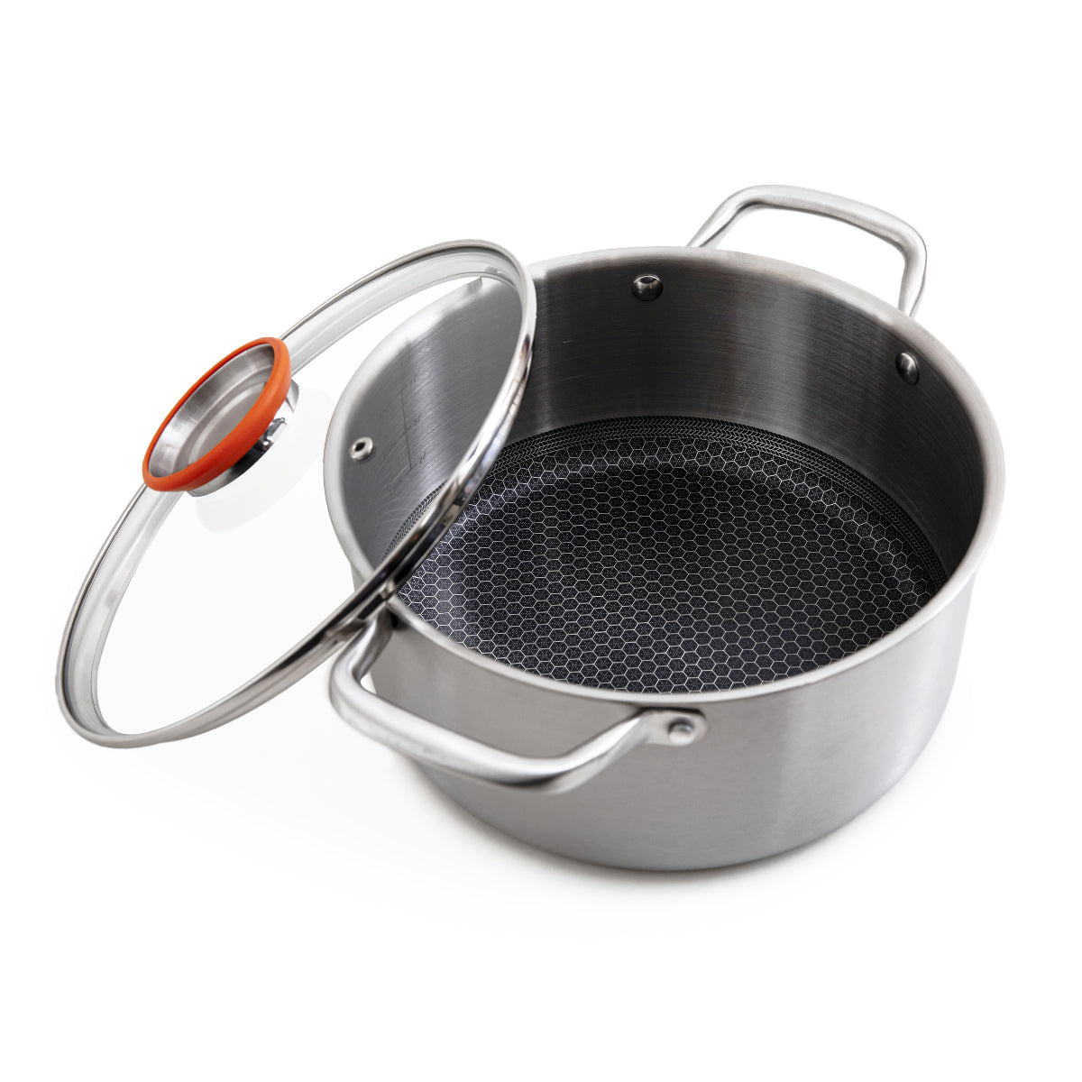 BlackSteel - Stockpot - Triplex Stainless Steel - Silver