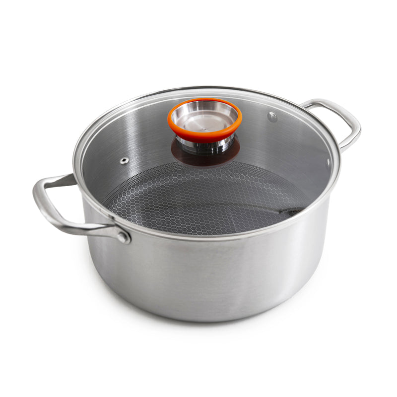 Marmite 28Cm Triplex 'Blacksteel' - Argenté
