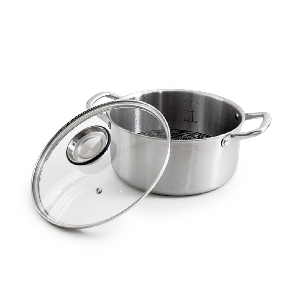 Blacksteel - Gam'Hotel - Triply Stockpot - Silver