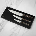 Sabatier Knives - Kitchen Set - 3 Pieces Phenix Inox - Paring Knife 9cm/Serrated Utility Knife 13cm/Kitchen Knife 20cm