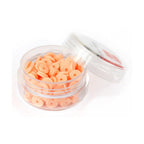 Box of Heishi Rondelle Beads 6 Mm - Pale Orange Apricot