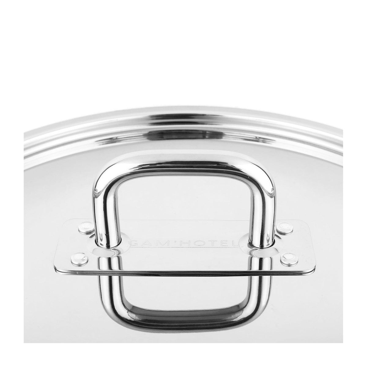 Gam'Hotel - Cacerola De Acero Inoxidable 50 X 21 cm Inducción - Plateado