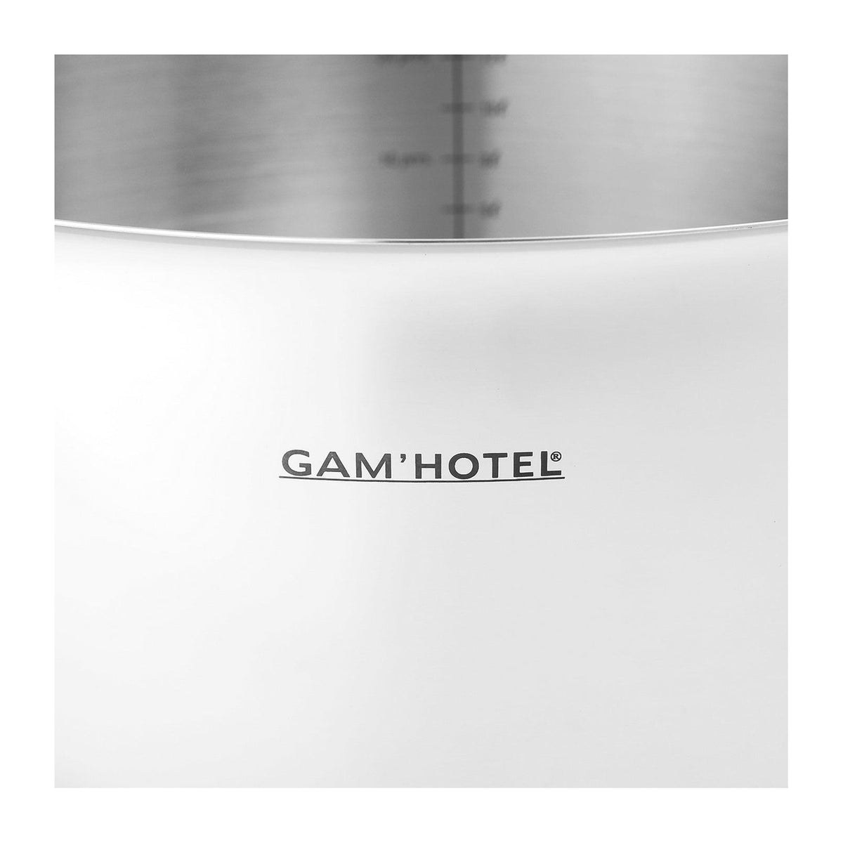 Gam'Hotel - Cacerola De Acero Inoxidable 50 X 21 cm Inducción - Plateado