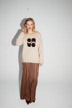 Pantalon Charlie Rayures Cognac Fabriqué En Italie