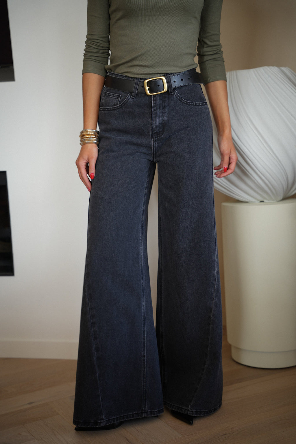 Josh Black - Flared Jeans