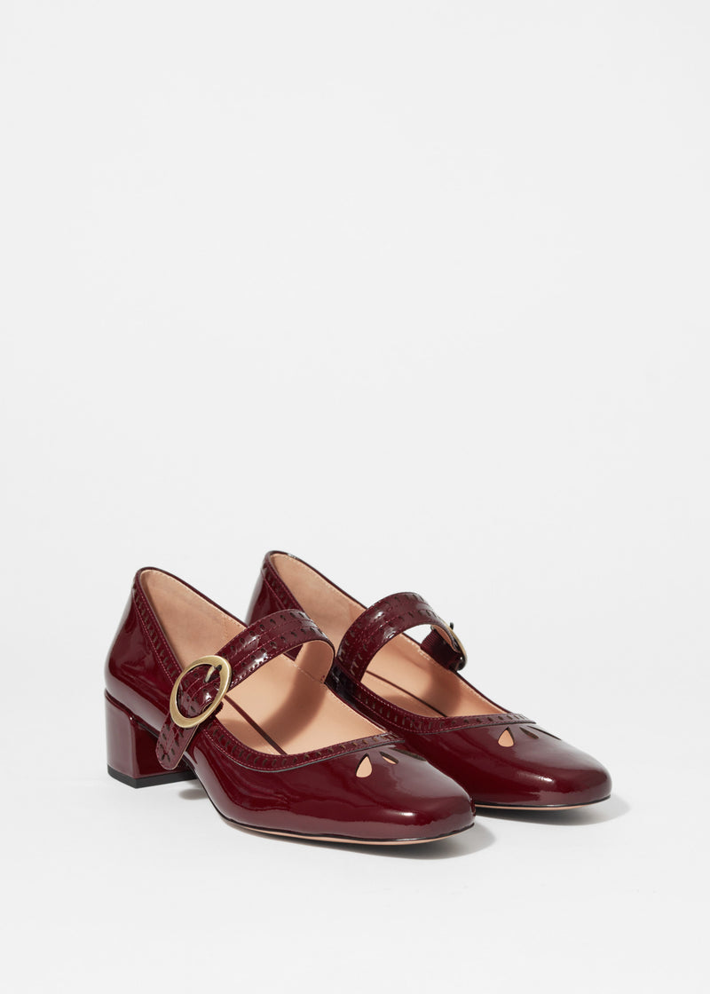 Zapatos Percy Mary Jane Pump - Rojo - Mujer