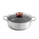 Sautoir 32Cm Triplex 'Blacksteel' - Argenté