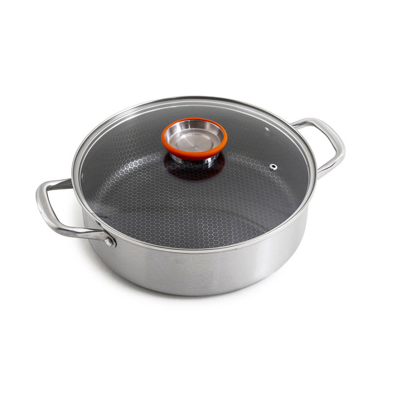 Sautoir 32Cm Triplex 'Blacksteel' - Argenté