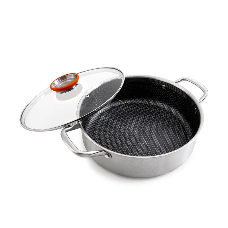 Sautoir 32Cm Triplex 'Blacksteel' - Argenté