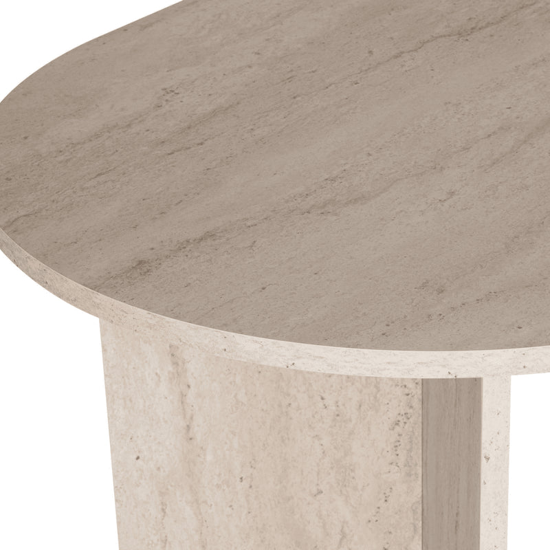 Table À Manger Sable - Travertin