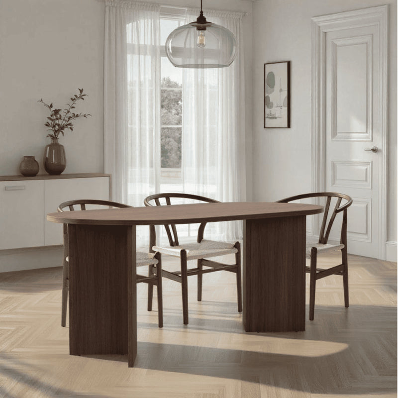 Table À Manger Sable - Noyer