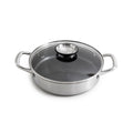 Blacksteel - Gam'Hotel - Tegame basso Triplex 28 cm "Blacksteel" - Argento