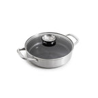Blacksteel - Gam'Hotel - Tegame basso Triplex 28 cm "Blacksteel" - Argento