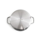 Blacksteel - Gam'Hotel - Tegame basso Triplex 28 cm "Blacksteel" - Argento