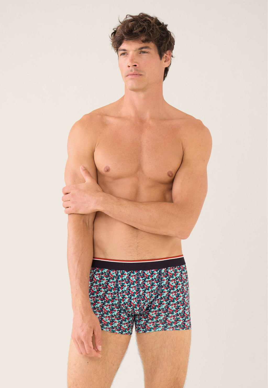 Boxer Marius Confetti in Cotone - Verde Acqua