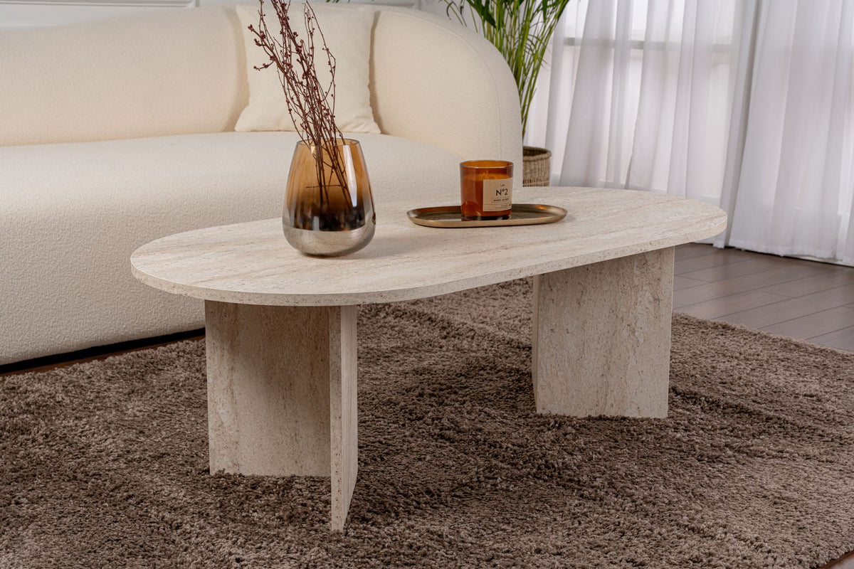 Sable - Mesa de Centro - Travertino