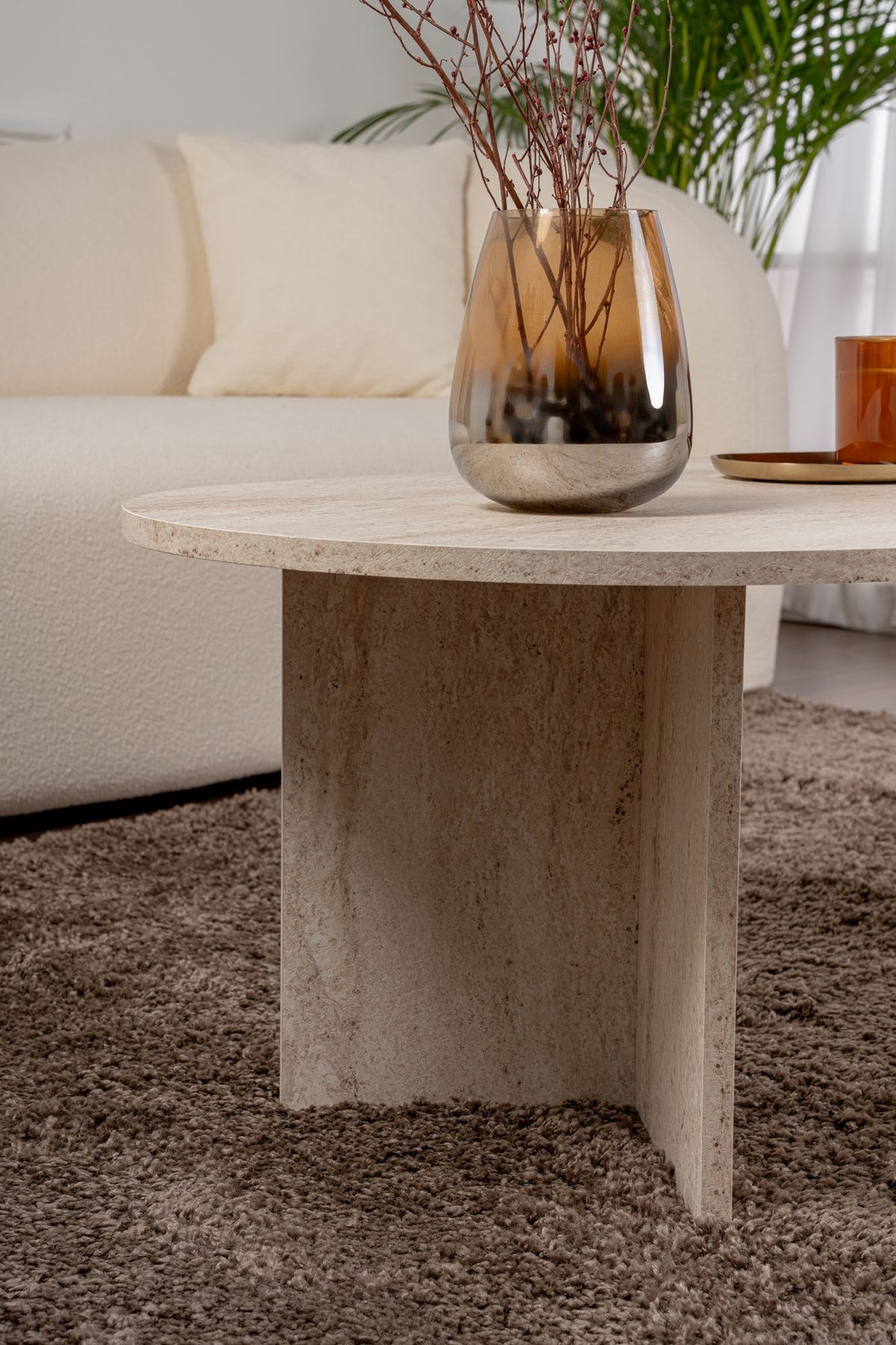 Sable - Mesa de Centro - Travertino