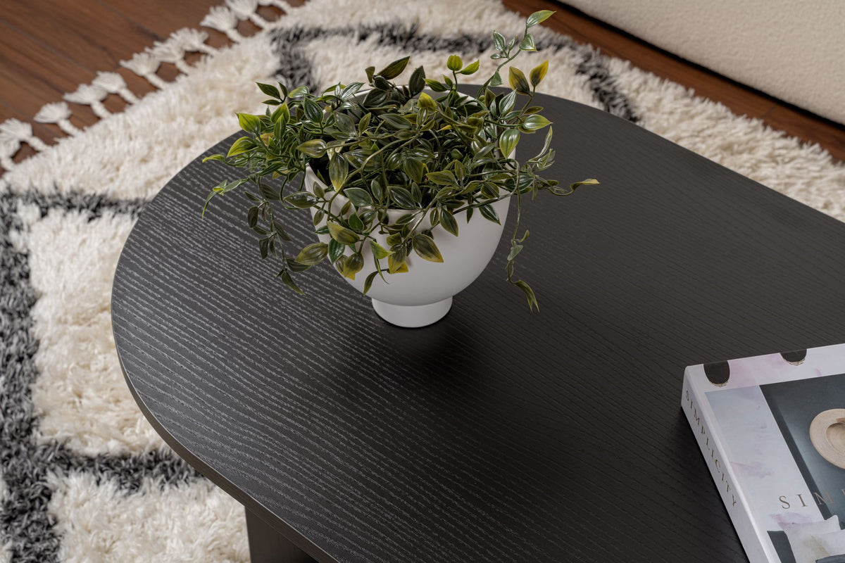 Sable - Coffee Table - Black Wood