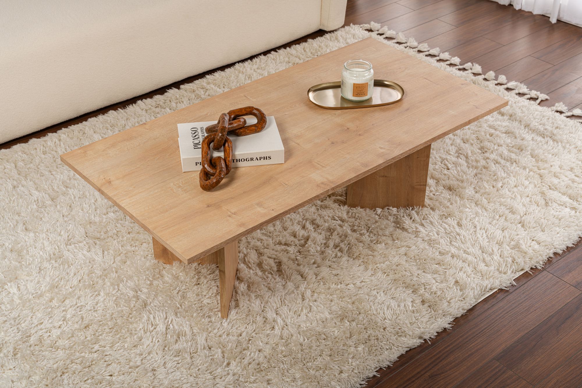 Sabin - Coffee Table - Sapphire Oak