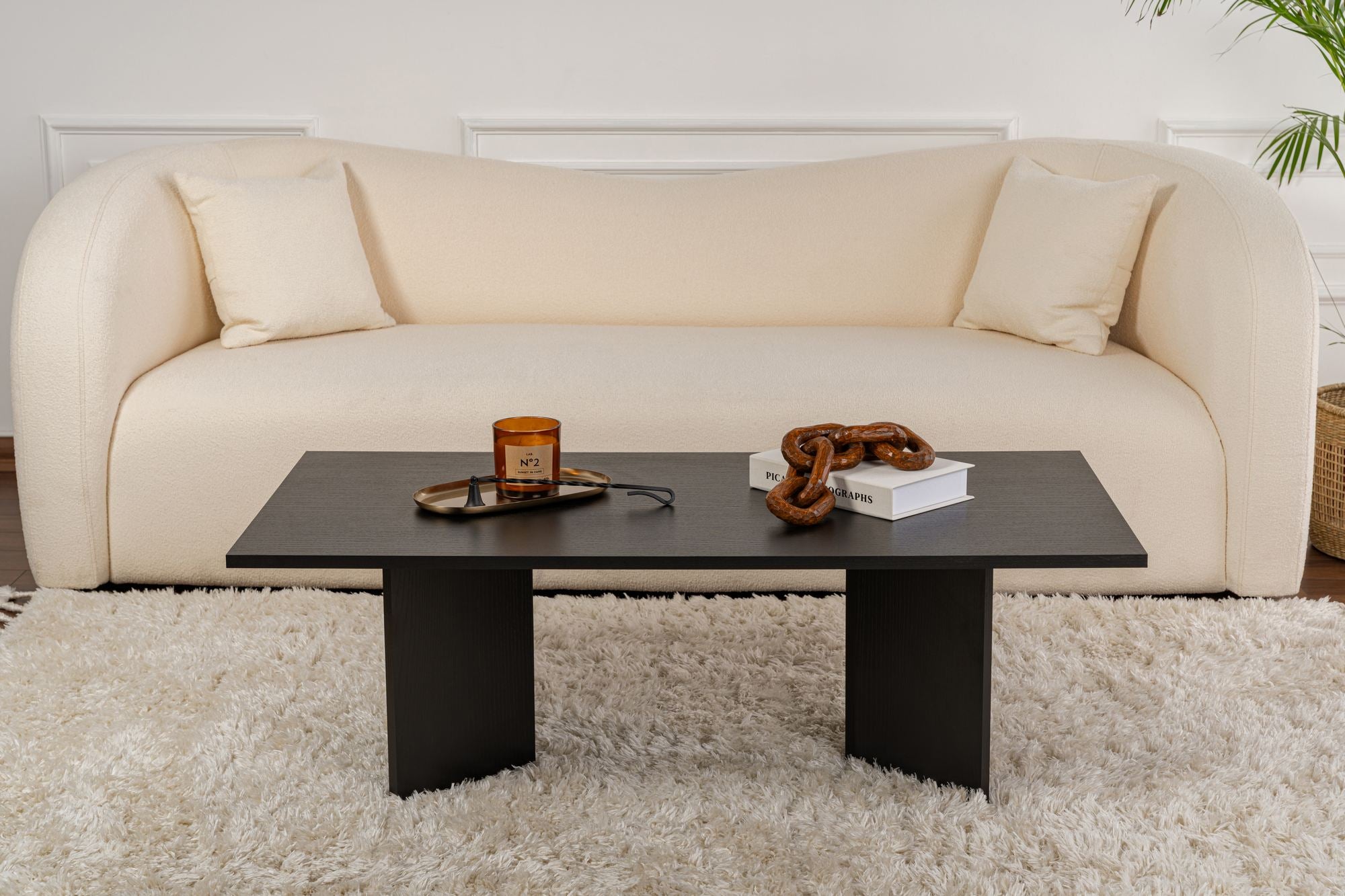 Sabin - Coffee Table - Black Wood