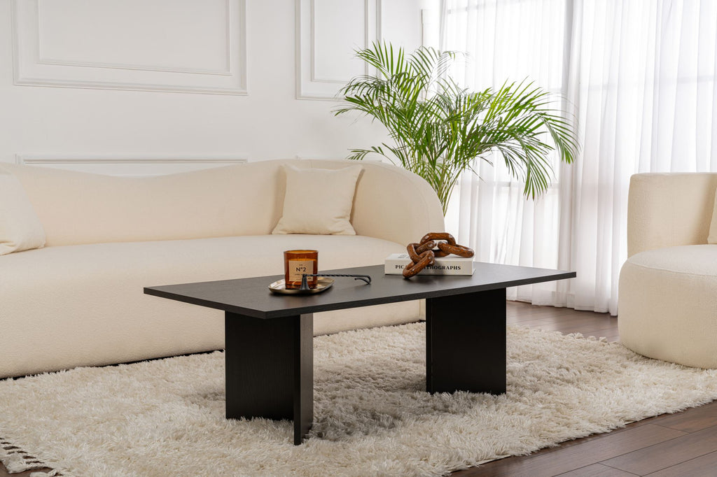 Sabin - Coffee Table - Black Wood