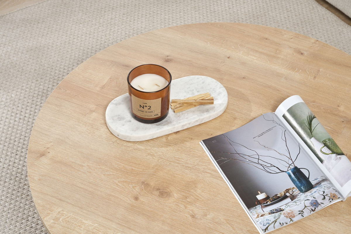 Soleil - Coffee Table - Sapphire Oak