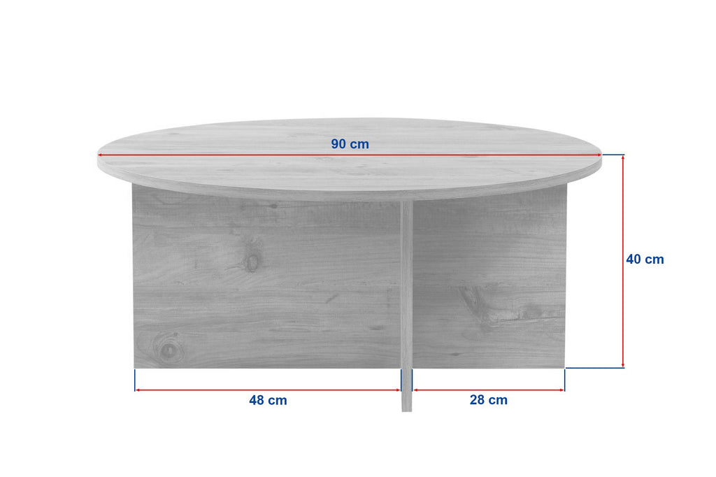 Soleil - Coffee Table - Sapphire Oak