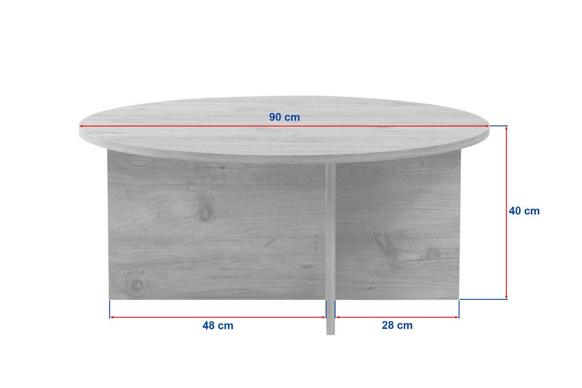 Soleil - Coffee Table - Sapphire Oak
