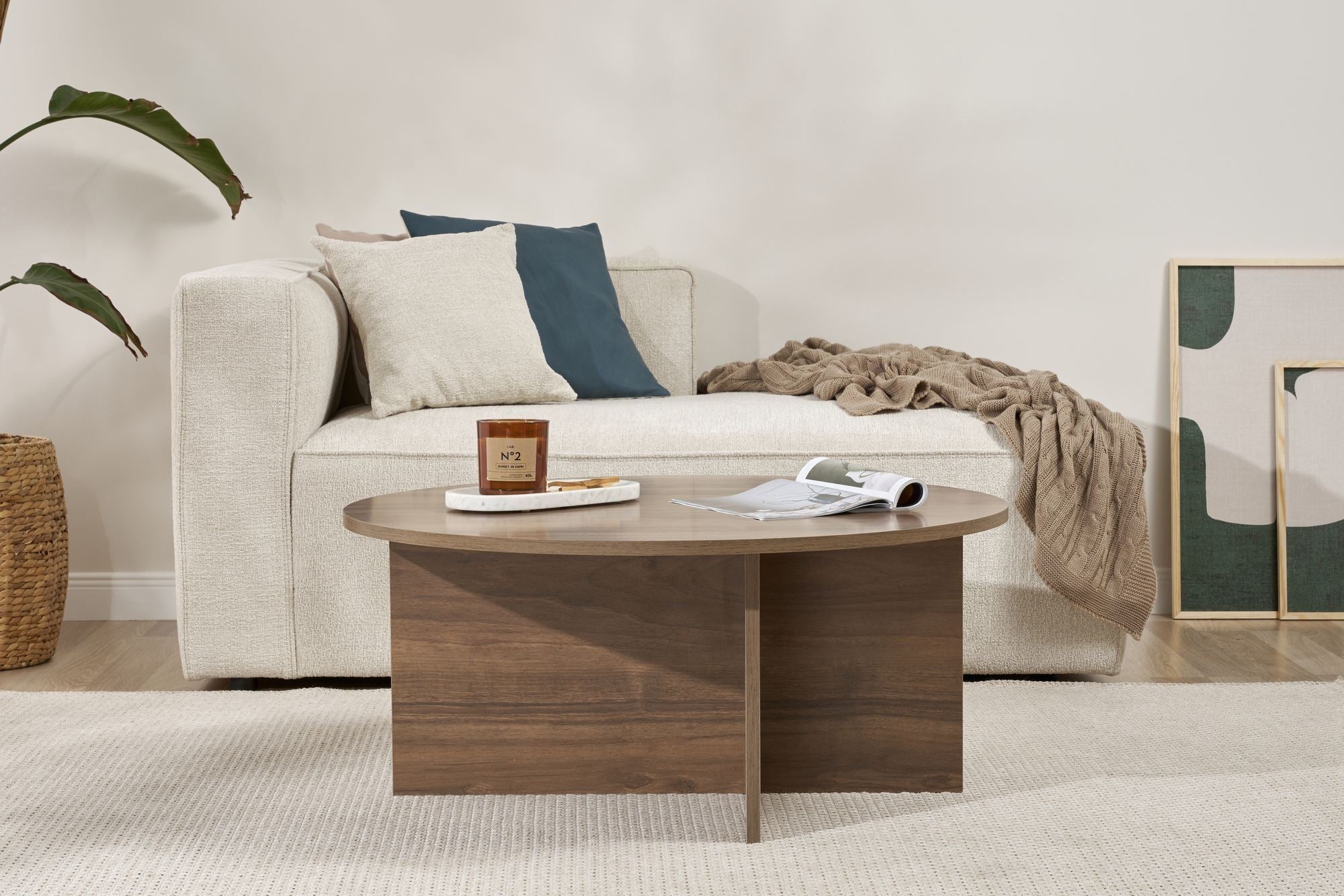 Soleil - Mesa de centro - Venezia Walnut