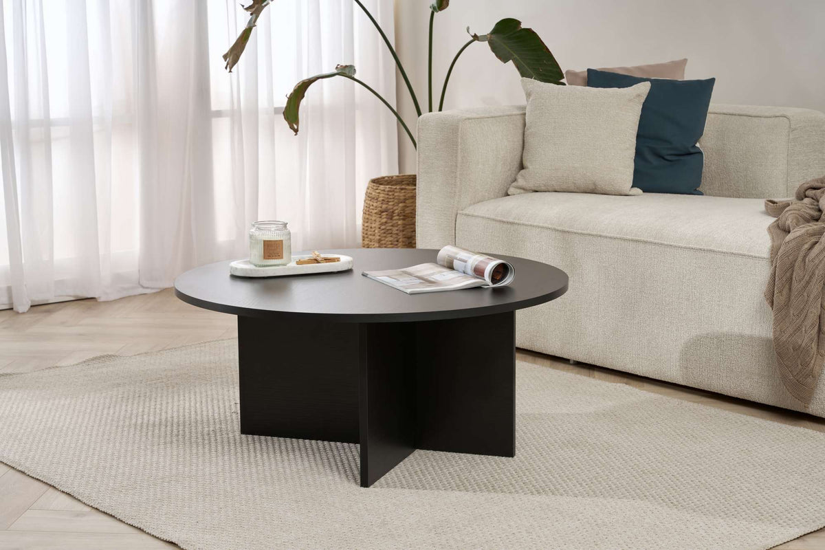 Soleil - Coffee Table - Black Wood