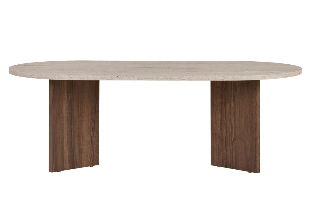 Mesa de centro Sable - Travertino/Venezia Walnut