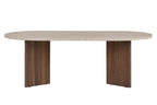 Mesa de centro Sable - Travertino/Venezia Walnut