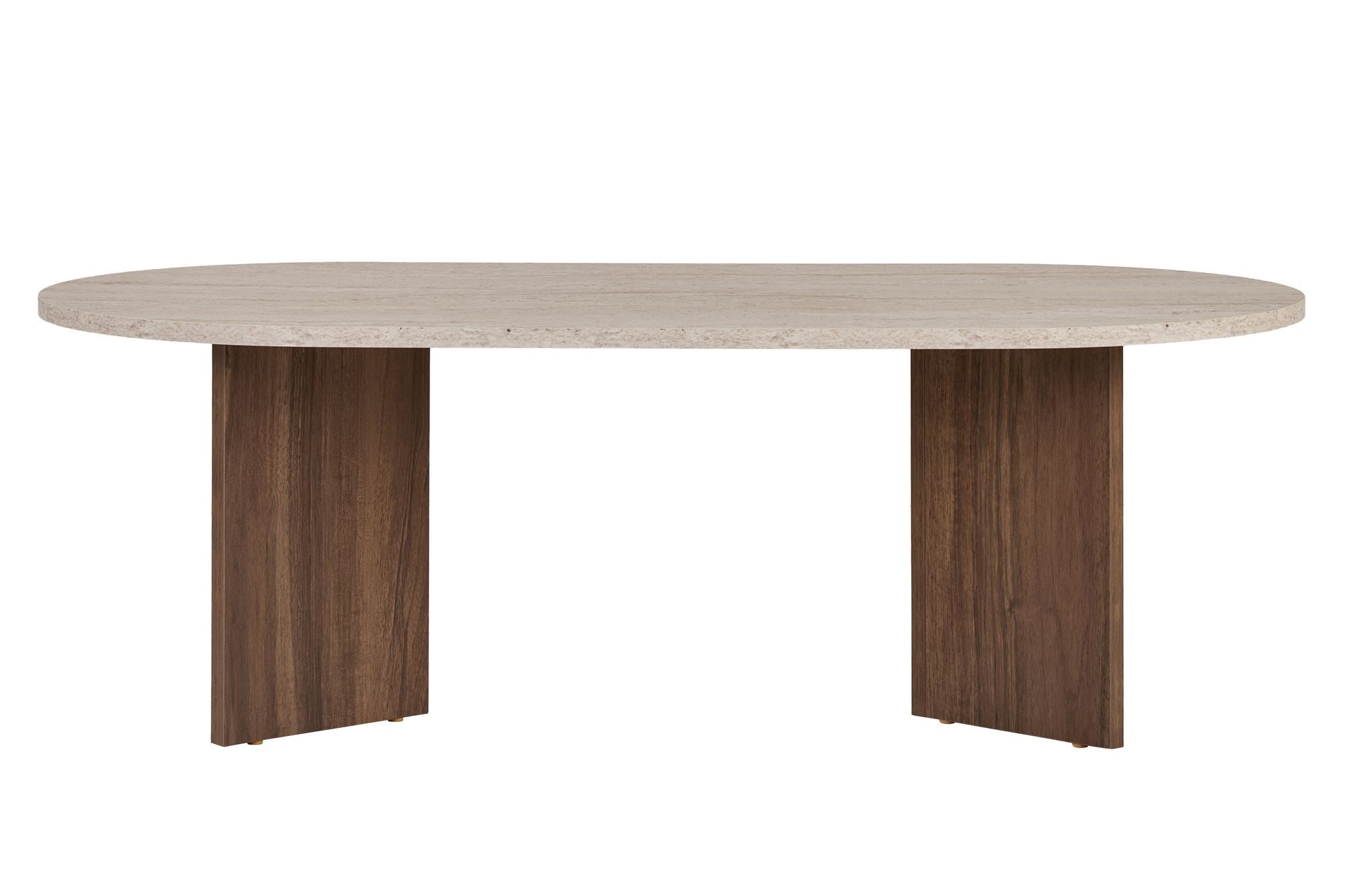 Mesa de centro Sable - Travertino/Venezia Walnut
