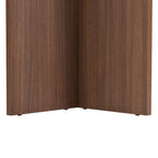Linza - Dining Table - Travertine/Milano Walnut