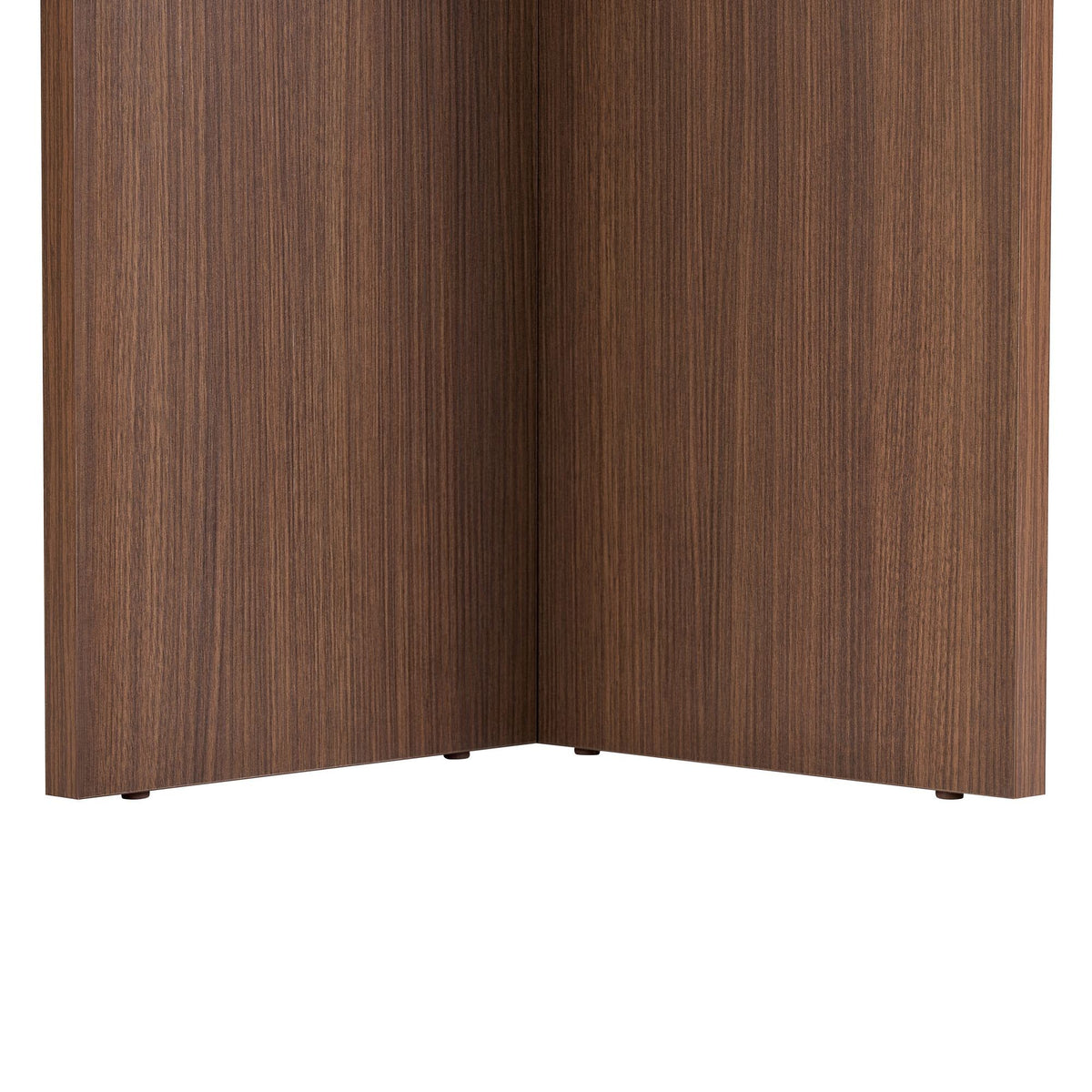 Linza - Dining Table - Travertine/Milano Walnut
