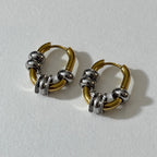 Boucles D'Oreilles Lunora - Anneau Doré