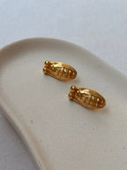 Pendientes Caron Vintage - Cigarras Doradas