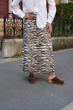 Justine Zebra Skirt