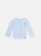 Brassière 3 Boutons - Bleu Layette