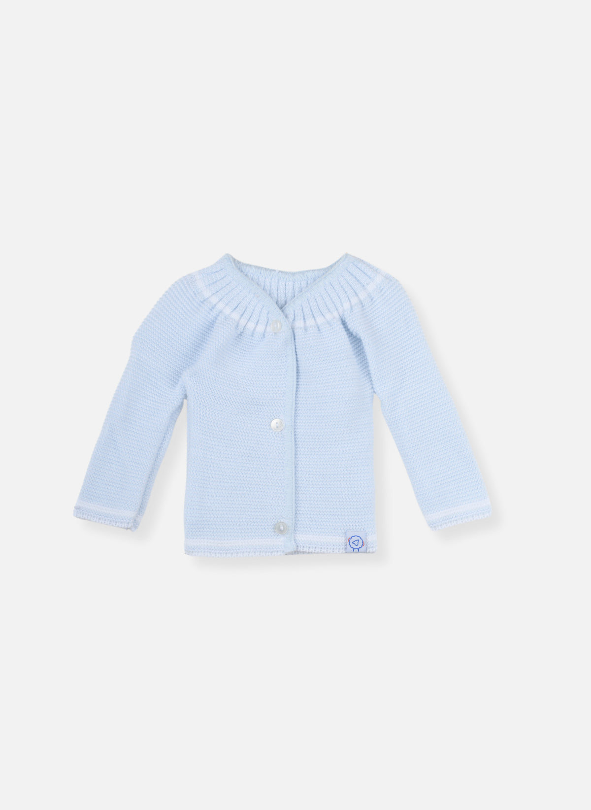 Brassière 3 Boutons - Bleu Layette