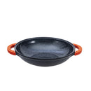 Wok 32 Cm Noir Anti-Adhésif Greblon Ck Céramique 'Alizée' Induction