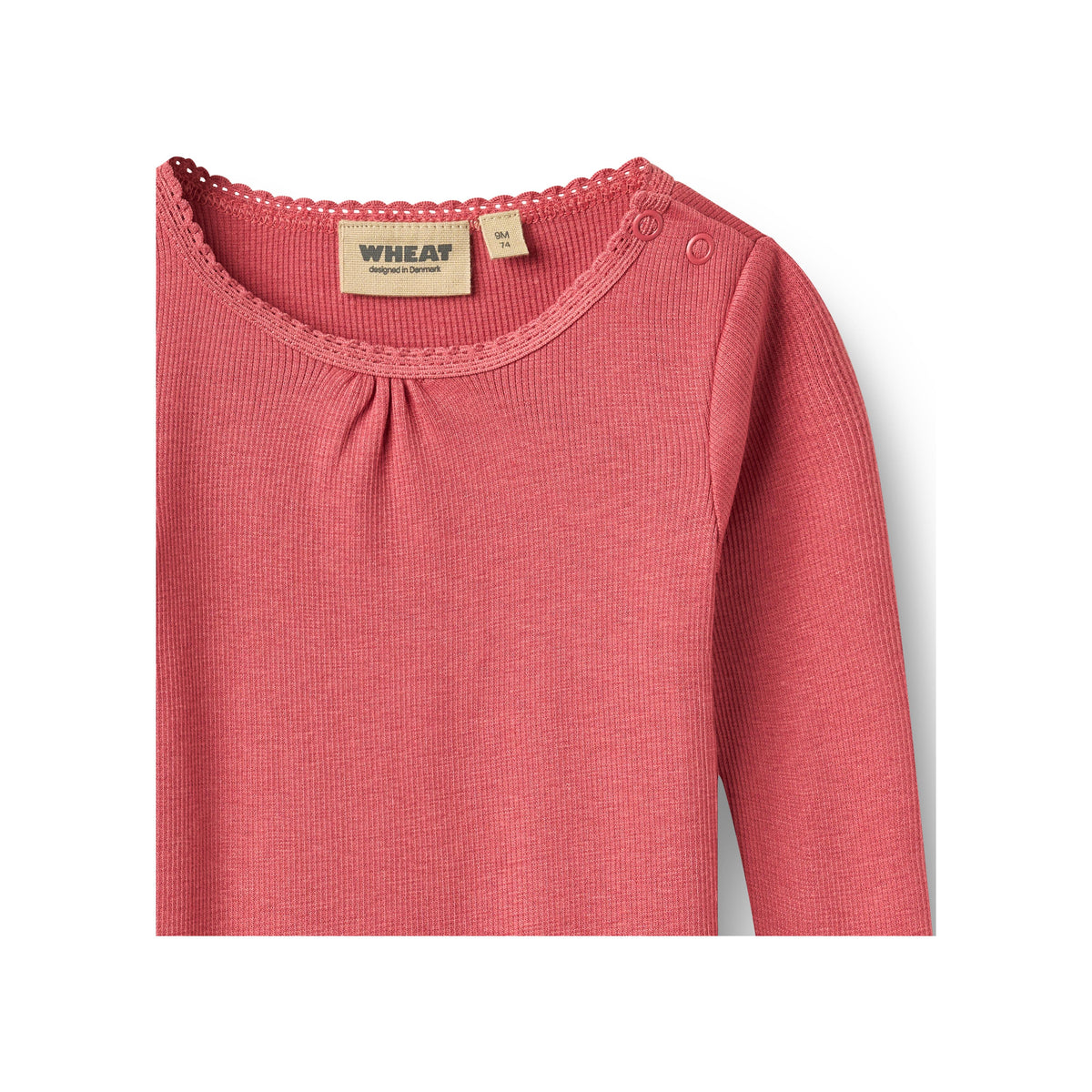 Body Côtelé Manches Longues Lotta - Raspberry