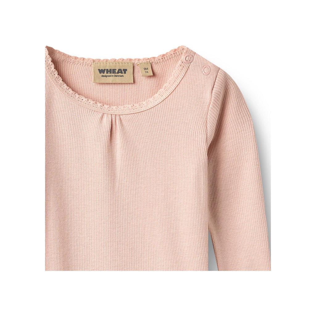 Body Côtelé Manches Longues Lotta - Dim Rose